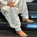 White Beautiful Full Chikankari Patiala Salwar