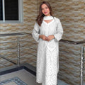 White Chikankari Hakuba Designer Ready-to-Wear Suits (Premium)