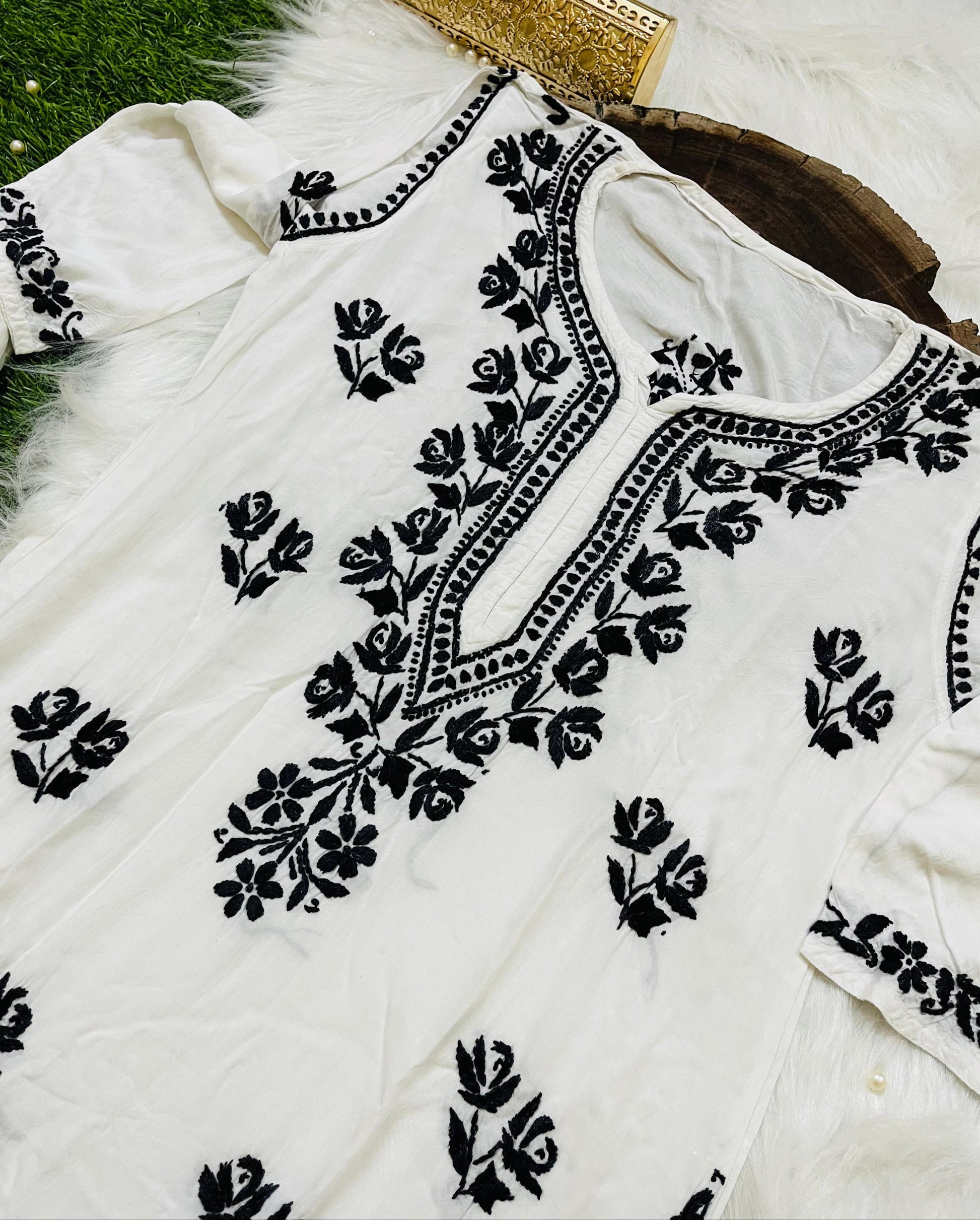 Chikankari Kurti Set 