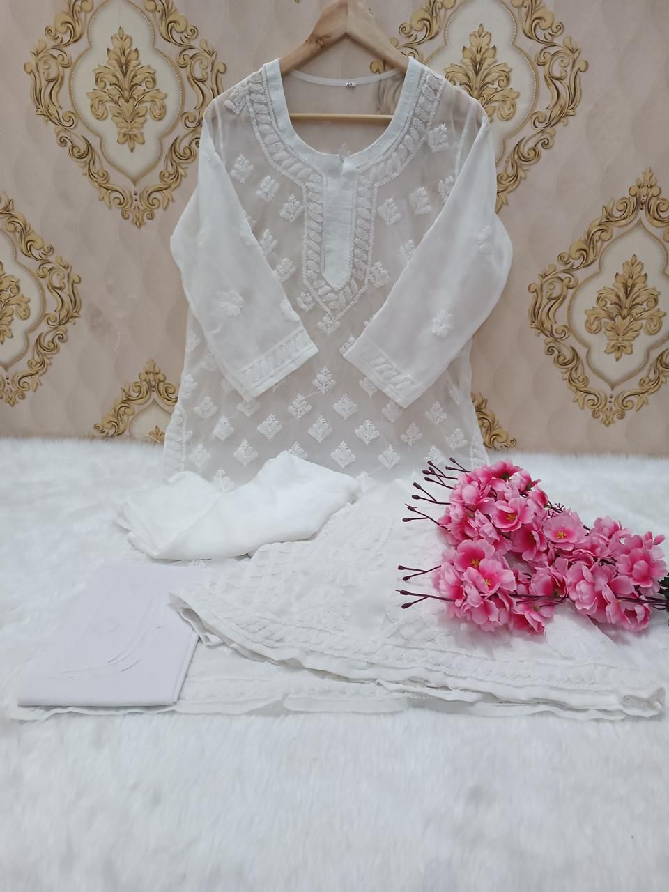 Lucknow Chikankari Sharara Set