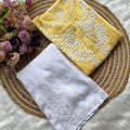 Yellow Royal Modal 3D Chikankari Ensemble